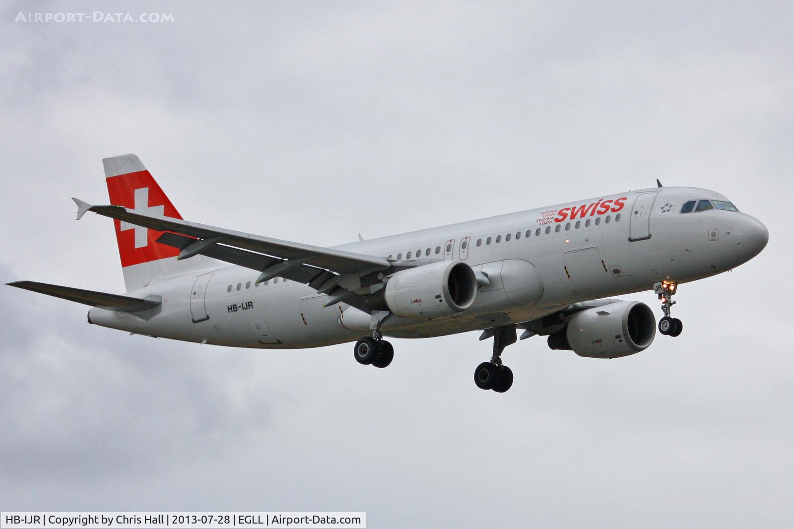 HB-IJR, 1997 Airbus A320-214 C/N 0703, Swiss International Air Lines