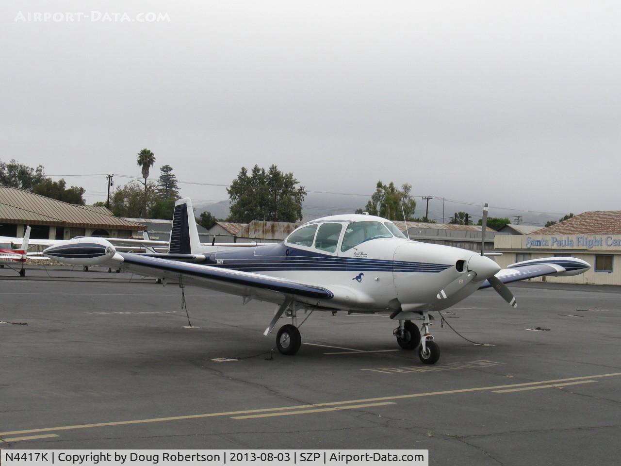 N4417K, 1948 Ryan Navion C/N NAV-4-1417, 1948 Ryan NAVION, Continental E-185 205 Hp listed