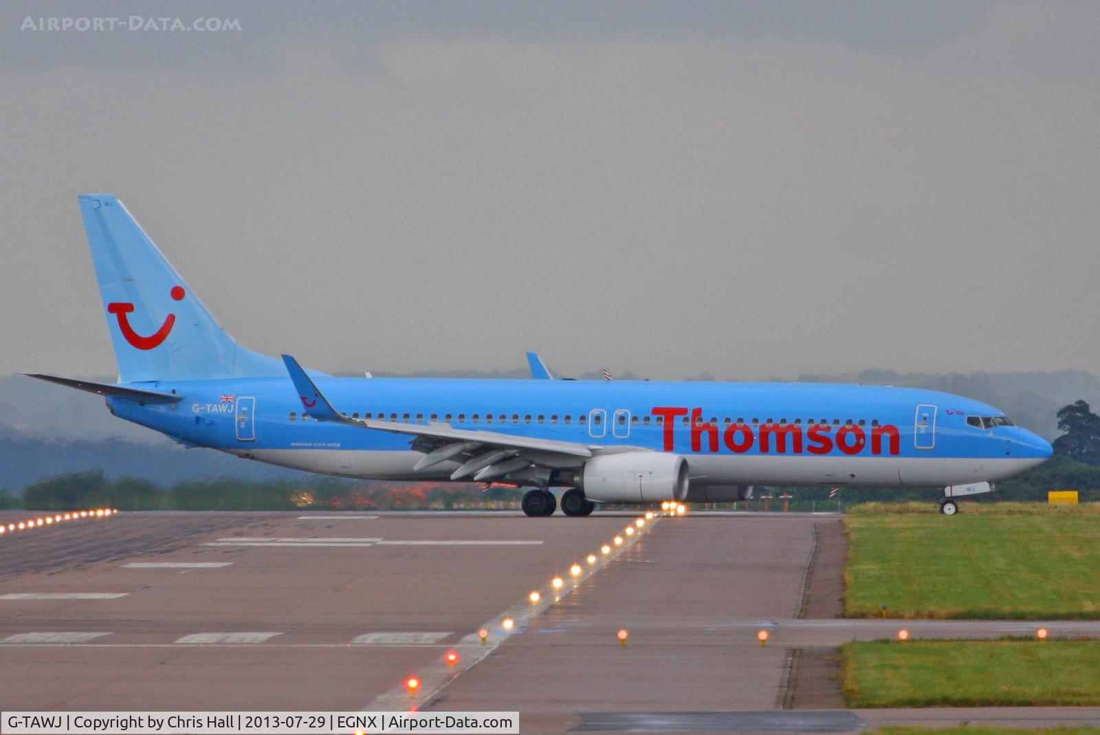 G-TAWJ, 2012 Boeing 737-8K5 C/N 38108, Thomson