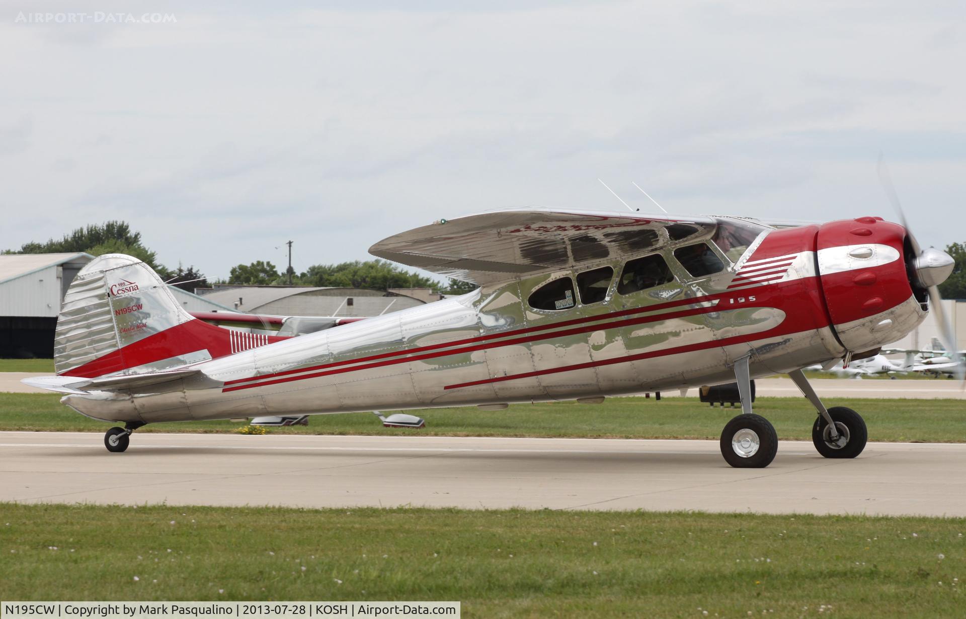 N195CW, 1954 Cessna 195B Businessliner C/N 16174, Cessna 195B