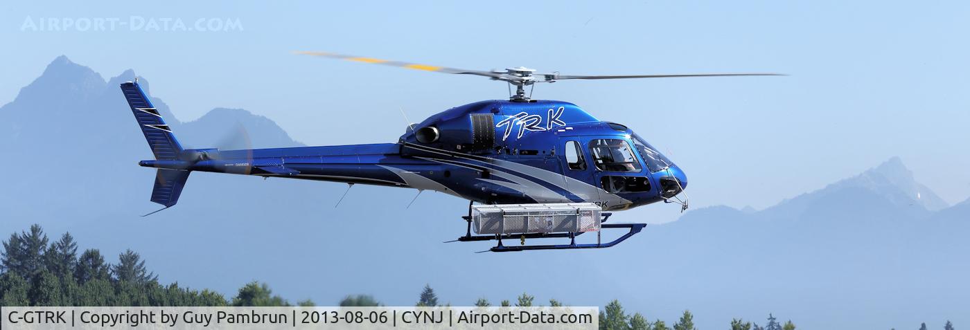 C-GTRK, 2010 Aerospatiale AS-355NP Ecureuil 2 C/N 5787, About to land