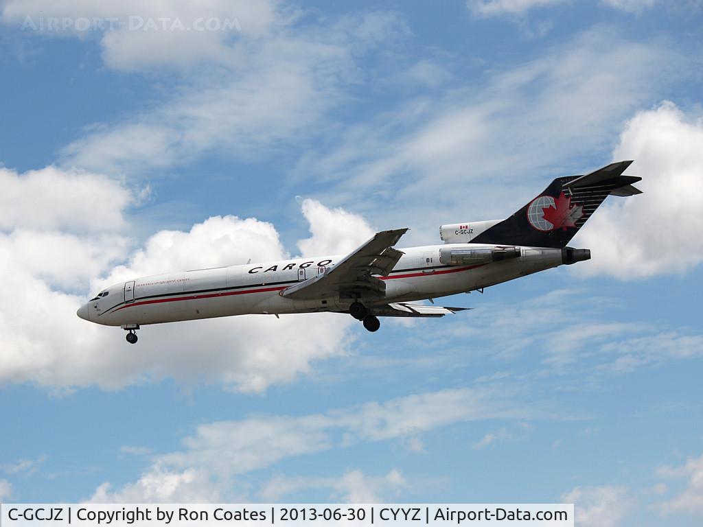 C-GCJZ, 1979 Boeing 727-225 C/N 21854, 1979 Boeing 727-225 Landing at Toronto Int'l Airport