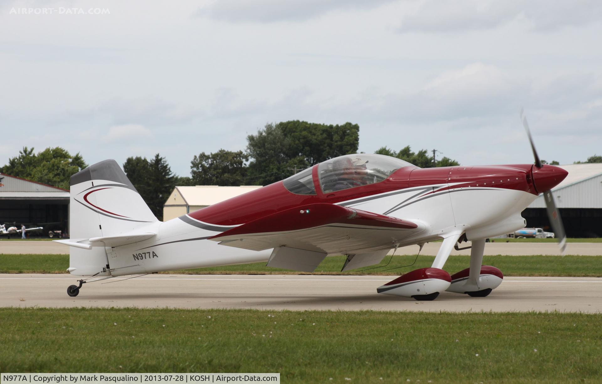N977A, 2007 Vans RV-6 C/N 23689, Vans RV-6