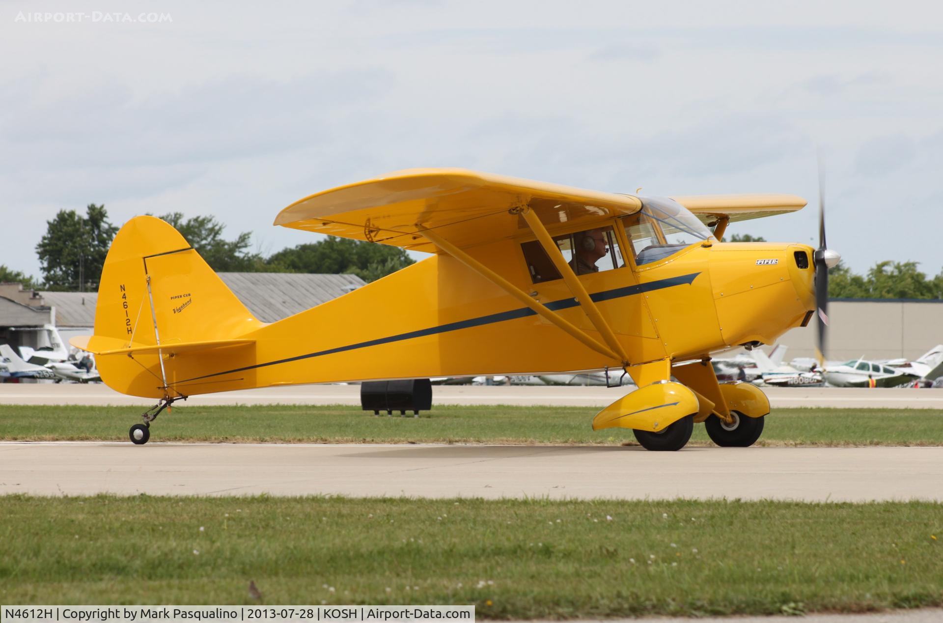 N4612H, 1948 Piper PA-17 Vagabond C/N 17-29, Piper PA-17