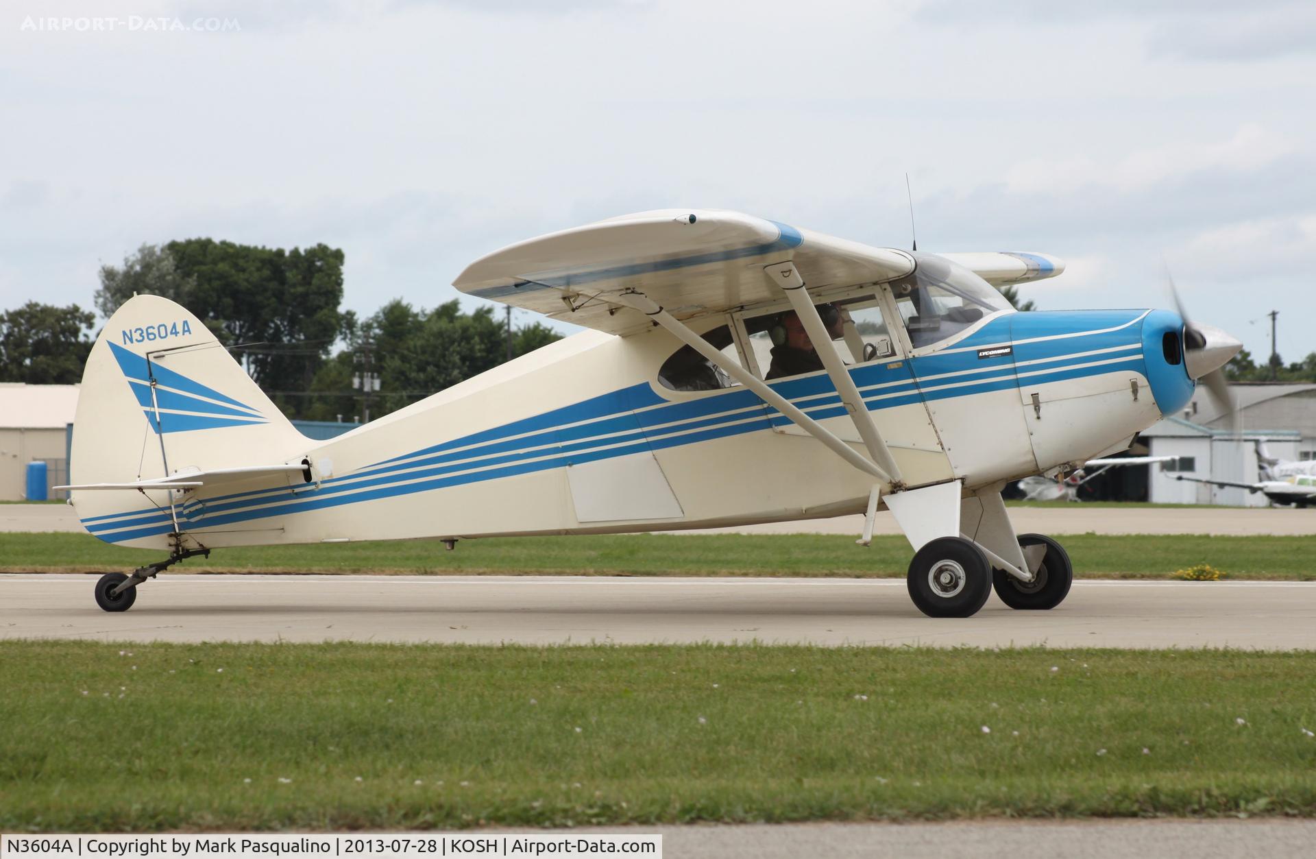 N3604A, 1953 Piper PA-22-135 Tri-Pacer C/N 22-1864, Piper PA-22-135