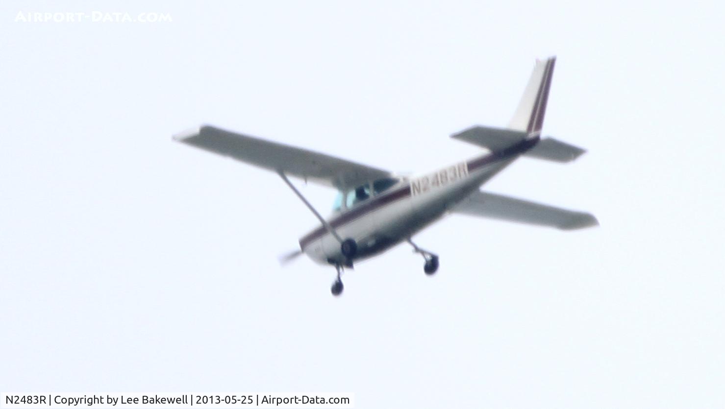 N2483R, 1964 Cessna 182G Skylane C/N 18255583, While operating over Forest Lake, MN