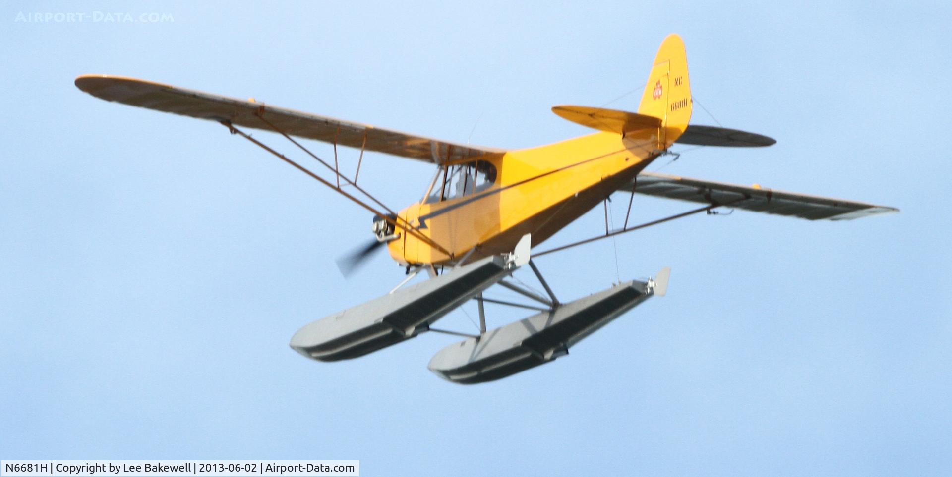 N6681H, 1946 Piper J3C-65 Cub C/N 19886, While operating over Forest Lake, MN