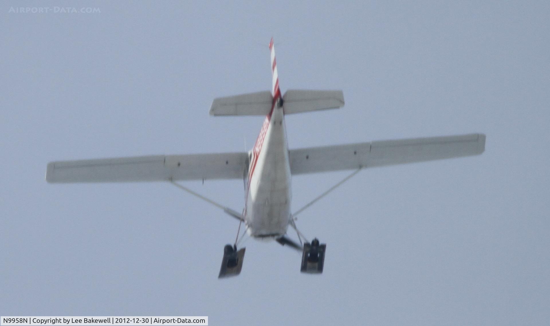 N9958N, 1975 Cessna 180J C/N 18052613, While operating over Forest Lake, MN