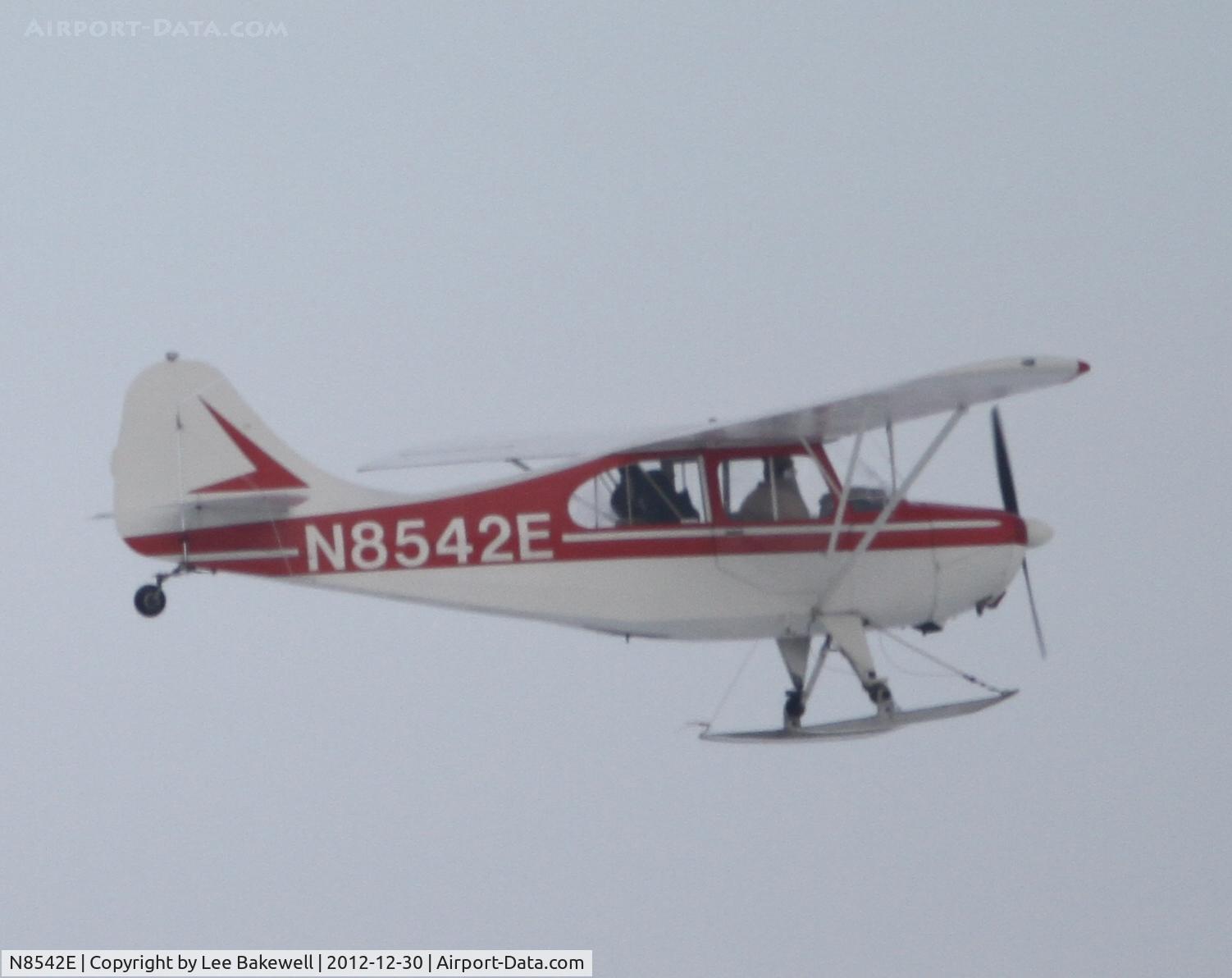 N8542E, 1959 Champion 7EC C/N 7EC-697, While operating in and out of Forest Lake, MN