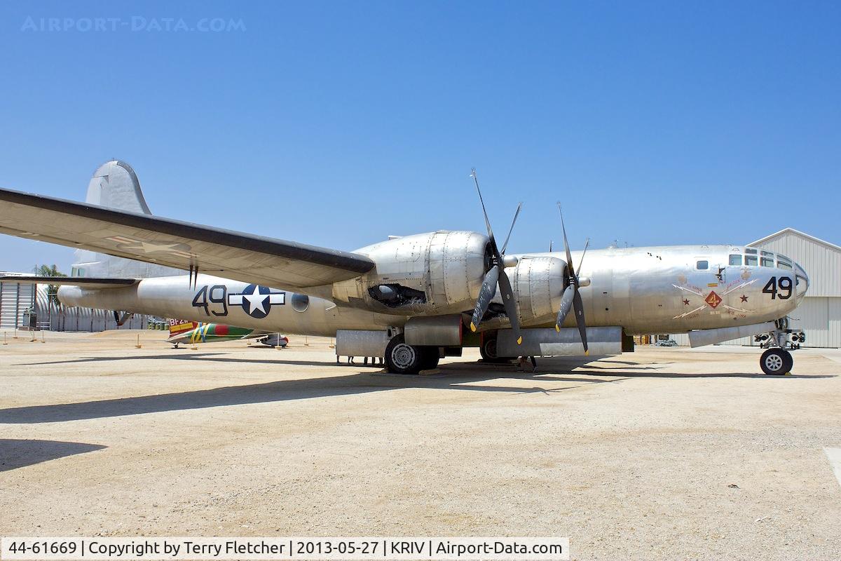 44-61669, 1944 Boeing B-29A Superfortress C/N 11146, At March Field Air Museum , Riverside , California
