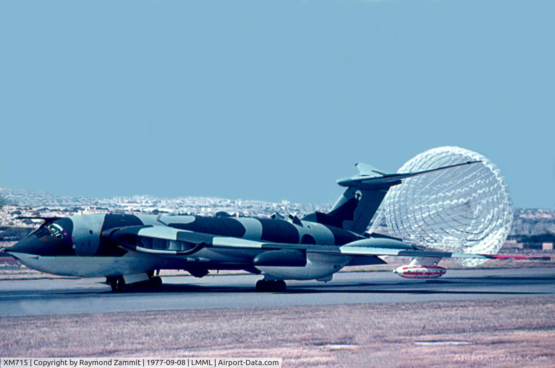 XM715, 1963 Handley Page Victor K.2 C/N HP80/83, HP Victor XM715 of N0 55Sqdn RAF after finishing from the air refueling sortie.