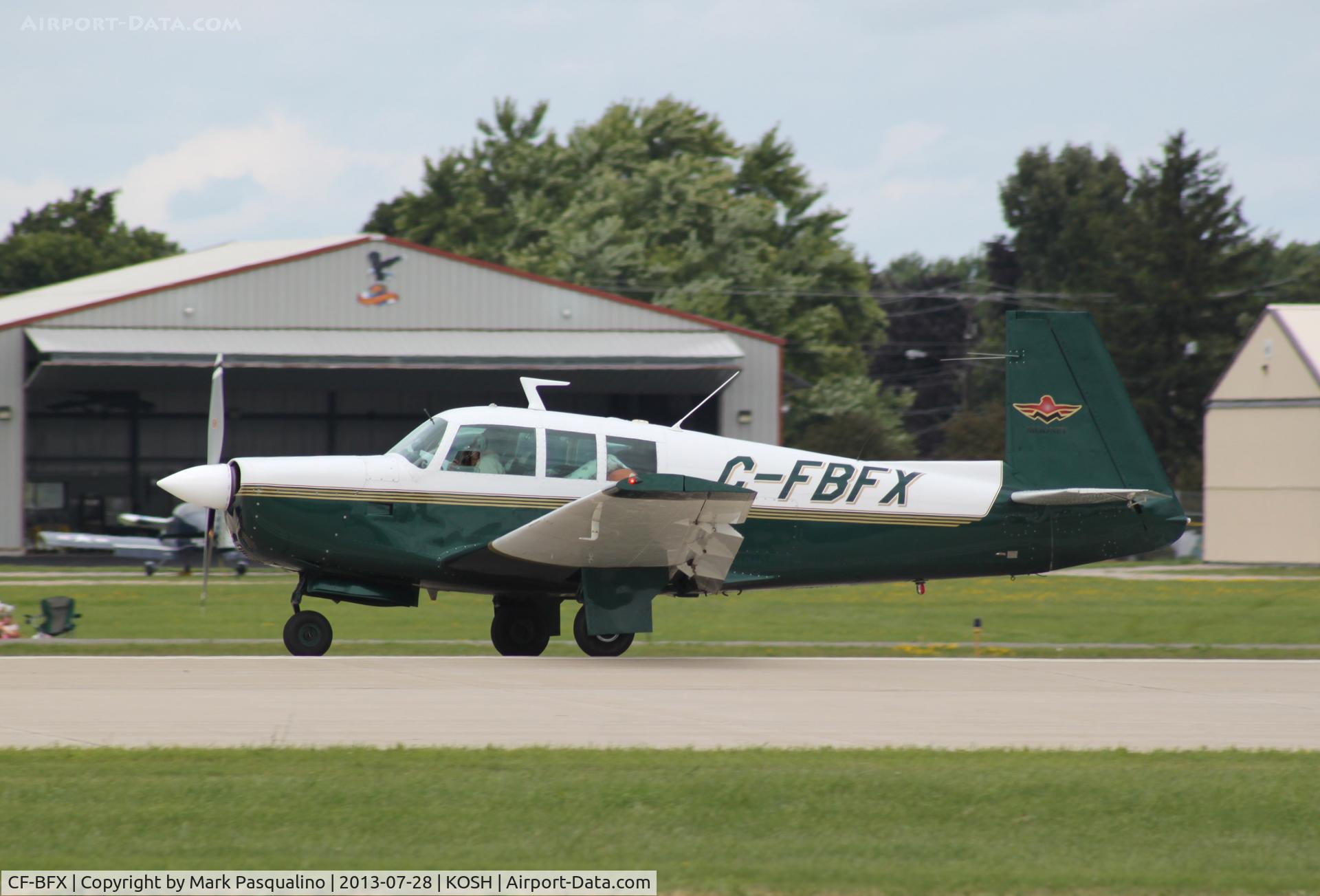 CF-BFX, 1967 Mooney M20F Executive C/N 670171, Mooney M20F