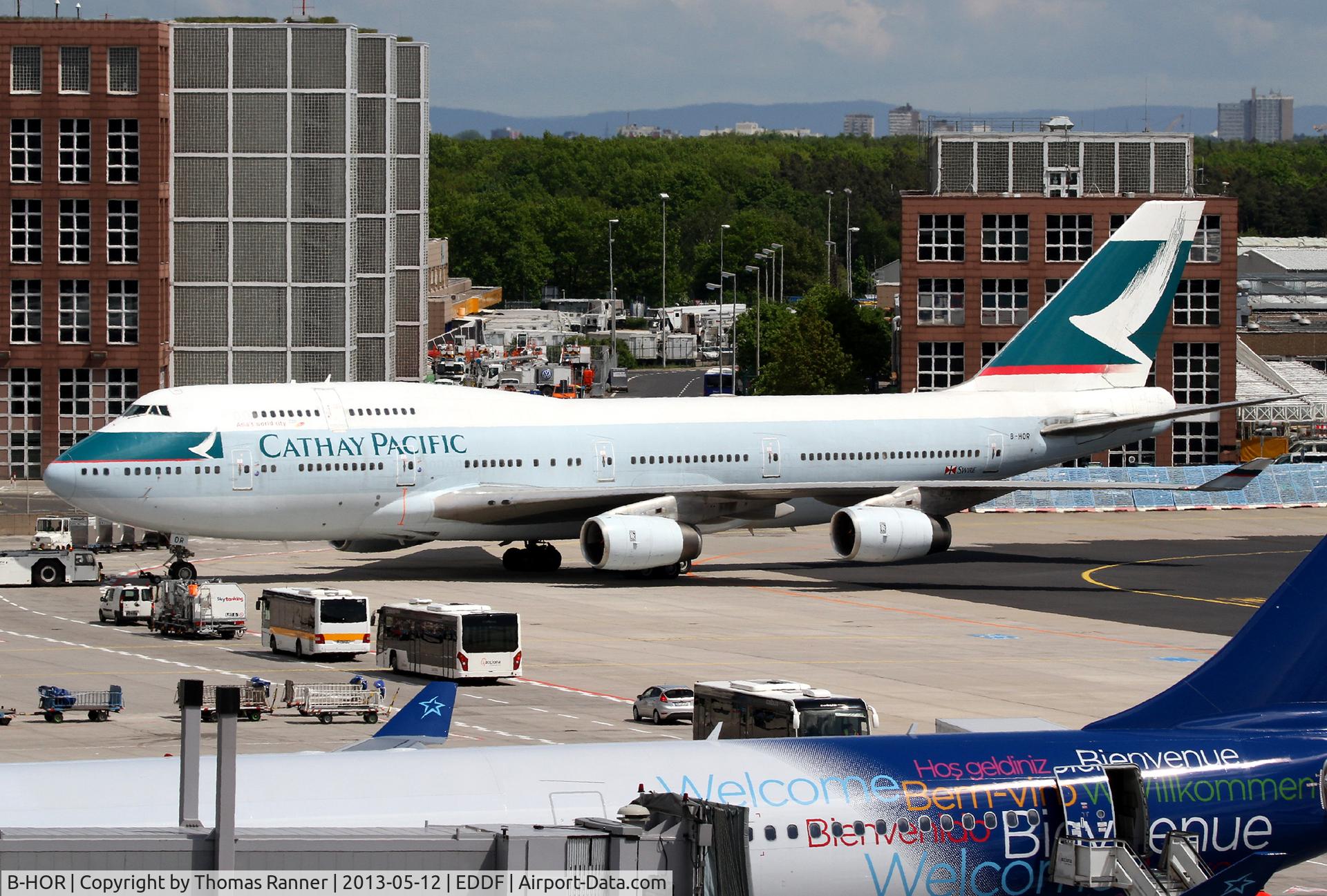 B-HOR, 1990 Boeing 747-467 C/N 24631, Cathay Pacific B747