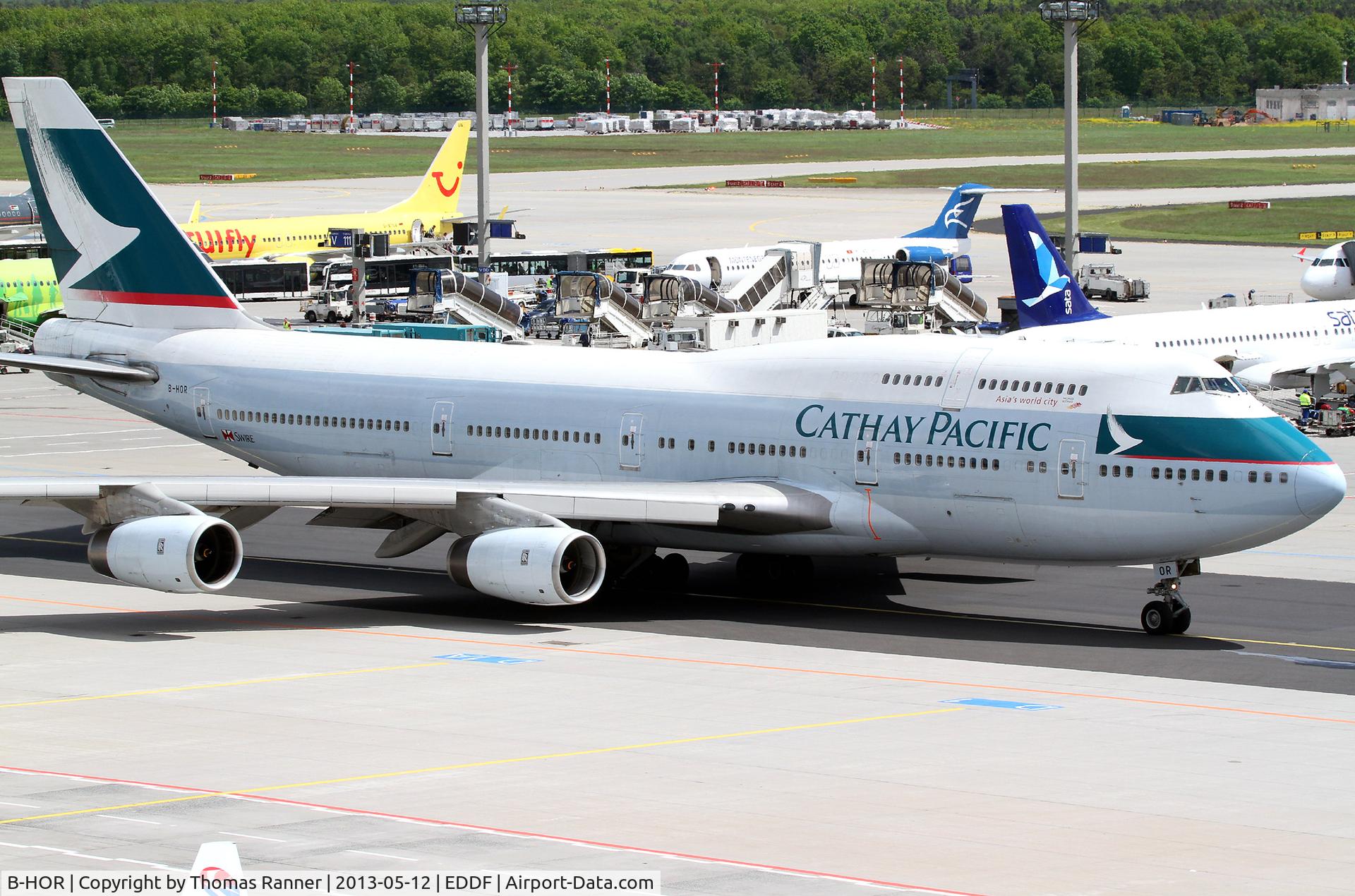B-HOR, 1990 Boeing 747-467 C/N 24631, Cathay Pacific B747
