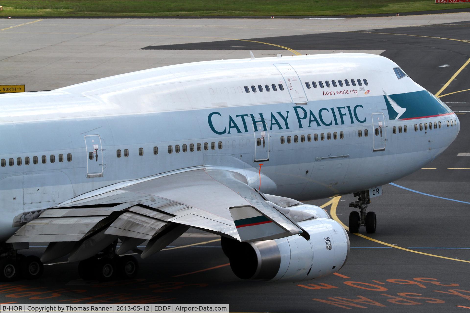 B-HOR, 1990 Boeing 747-467 C/N 24631, Cathay Pacific B747
