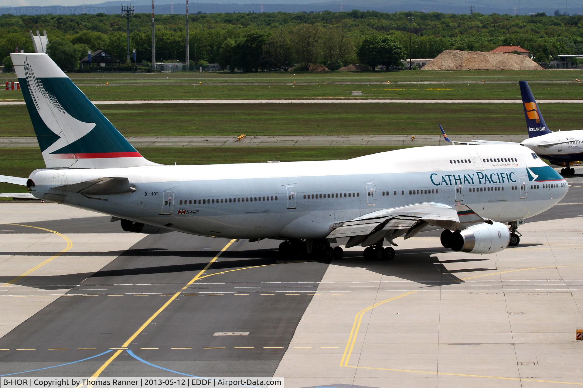 B-HOR, 1990 Boeing 747-467 C/N 24631, Cathay Pacific B747
