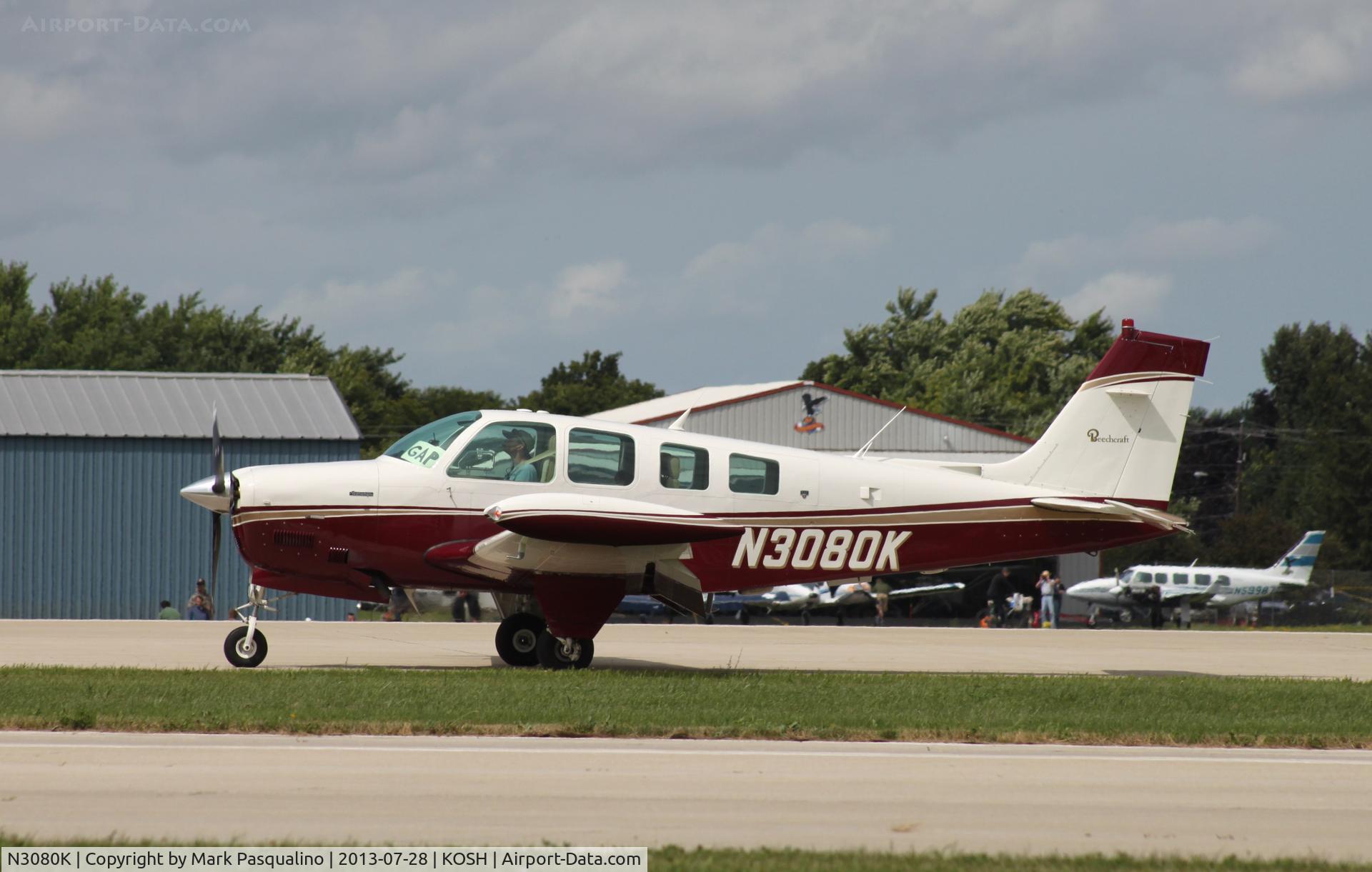 N3080K, 1987 Beech A36 Bonanza 36 C/N E-2389, Beech A36