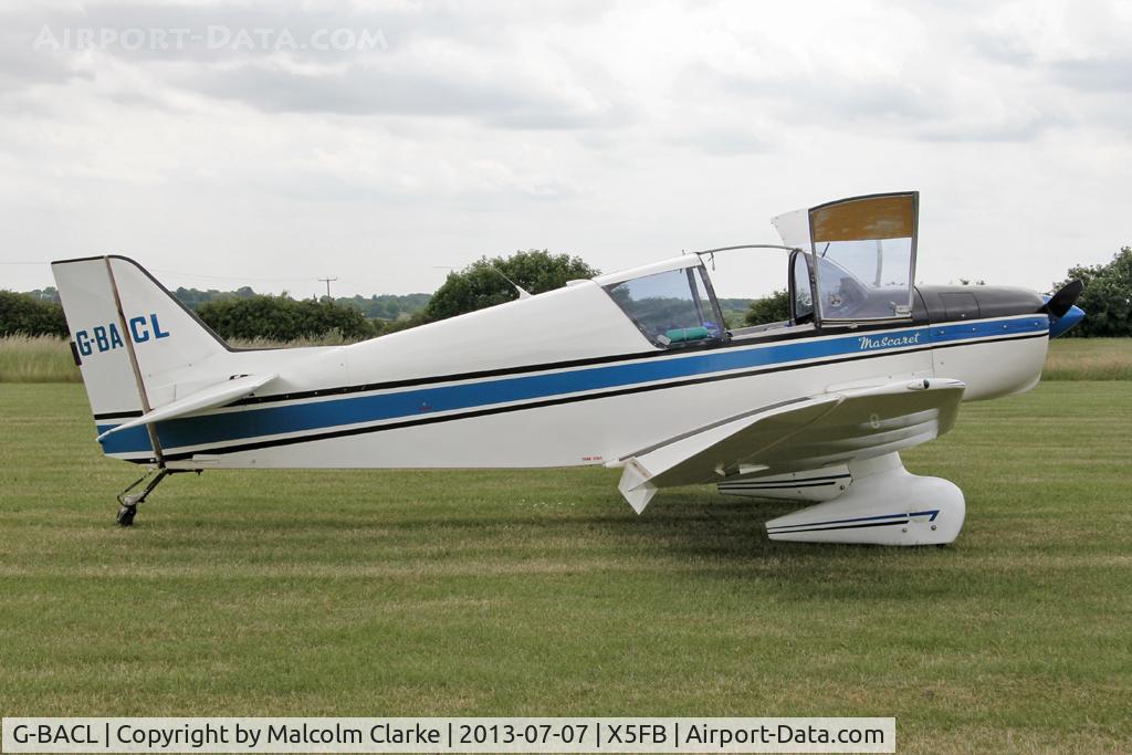 G-BACL, 1963 SAN Jodel D-150 Mascaret C/N 31, Jodel D-150 Mascaret, Fishburn Airfield, July 2013.