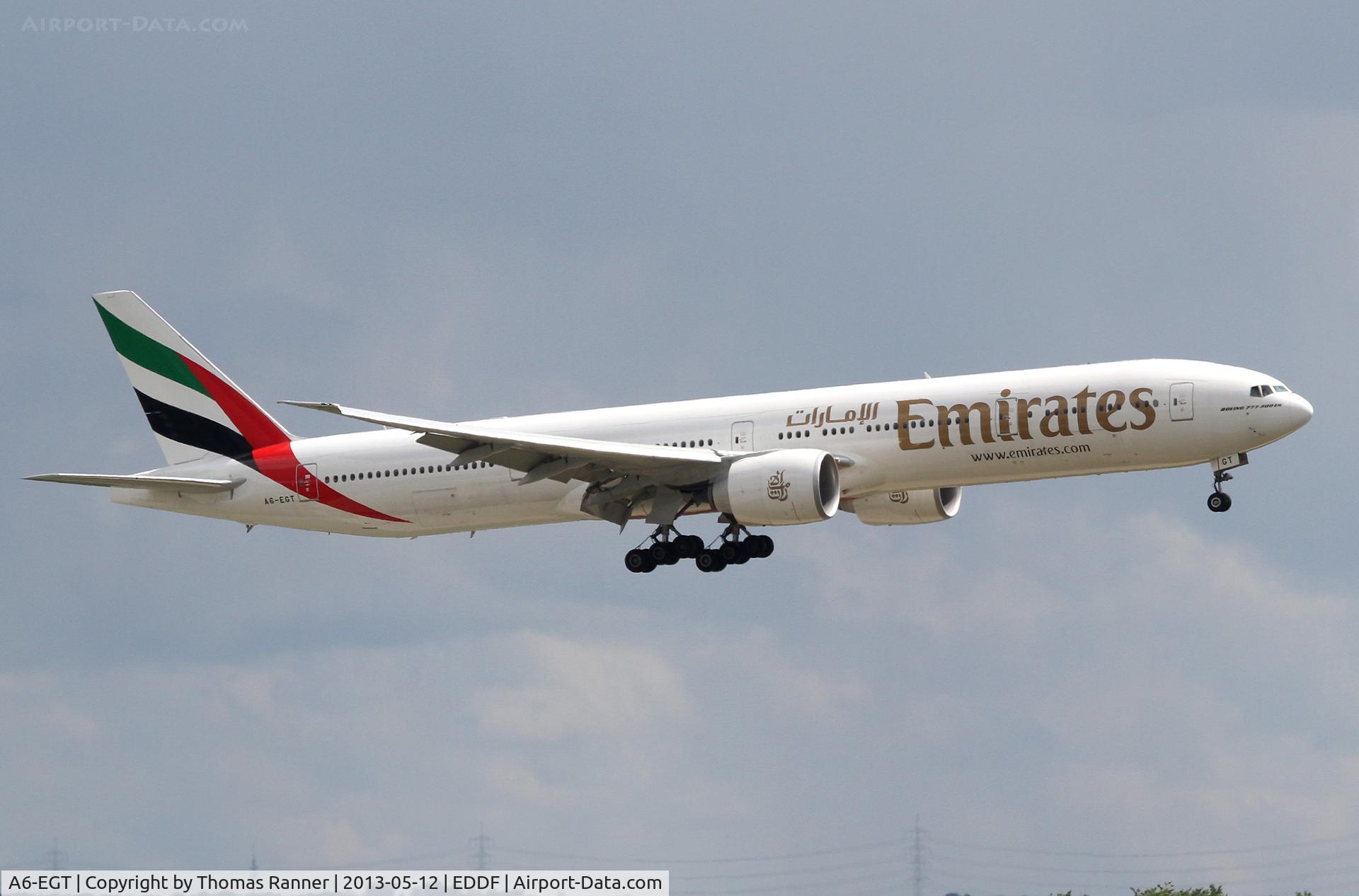 A6-EGT, 2012 Boeing 777-31H/ER C/N 35600, Emirates B777