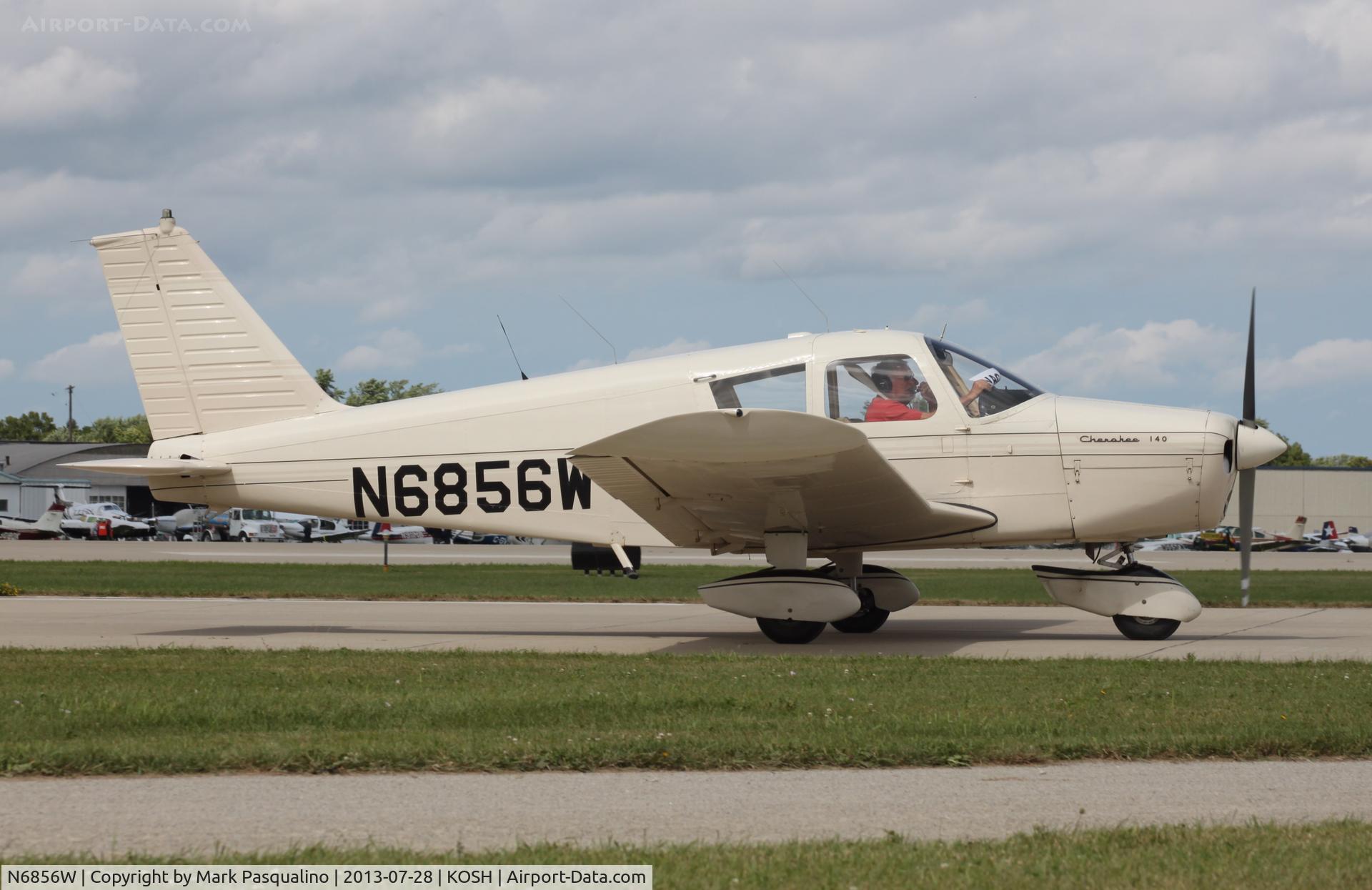 N6856W, 1965 Piper PA-28-140 Cherokee Cruiser C/N 28-21012, Piper PA-28-140