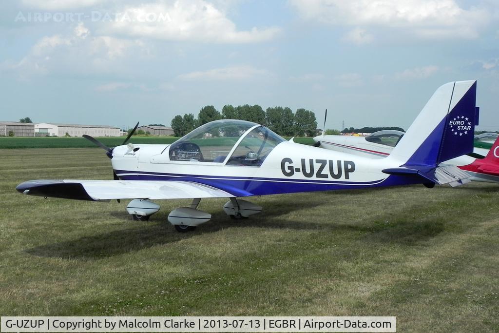 G-UZUP, 2006 Aerotechnik EV-97A Eurostar C/N PFA 315A-14528, Aerotechnik EV-97A Eurostar at The Real Aeroplane Company's Wings & Wheels Fly-In, Breighton Airfield, July 2013.
