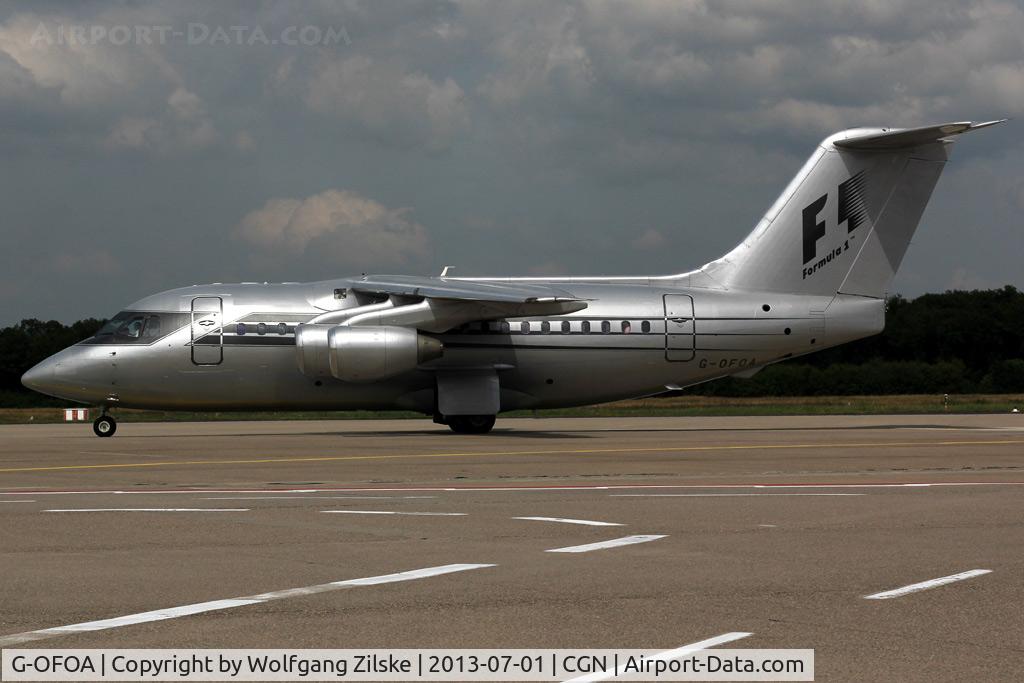 G-OFOA, 1983 British Aerospace BAe.146-100 C/N E1006, visitor