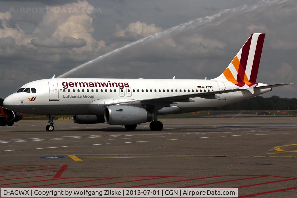 D-AGWX, 2013 Airbus A319-132 C/N 5569, visitor