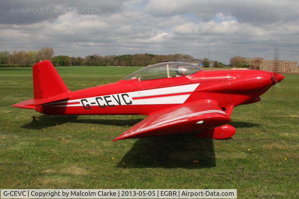 G-CEVC, 2007 Vans RV-4 C/N 2726, Vans RV-4 at The Real Aeroplane Company's May-hem Fly-In, Breighton Airfield, May 2013.