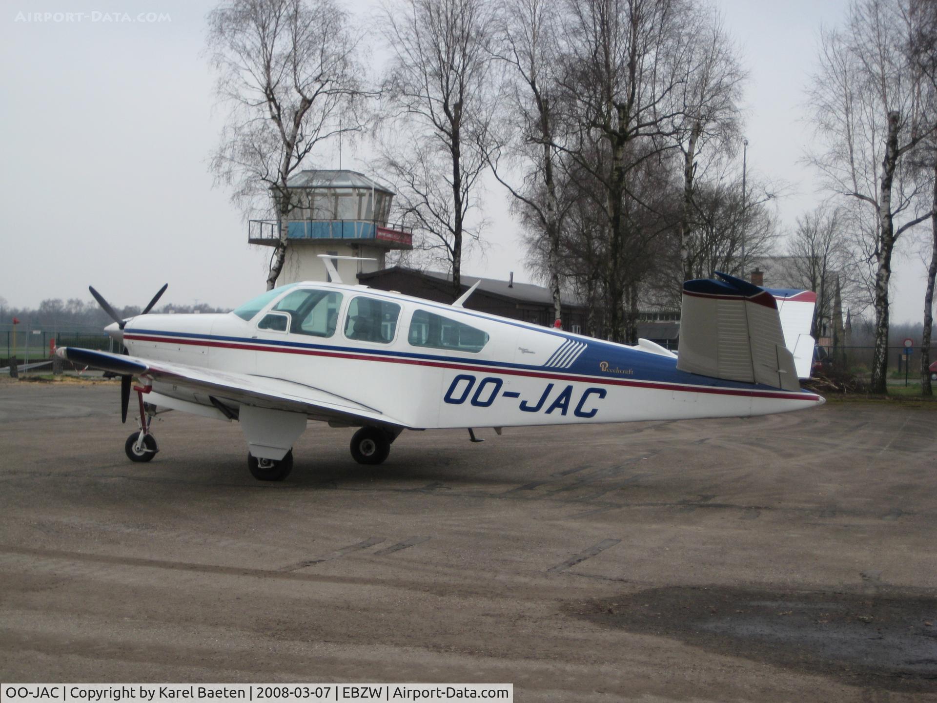 OO-JAC, 1968 Beech V35A Bonanza Bonanza C/N D-8745, visitor @EBZW