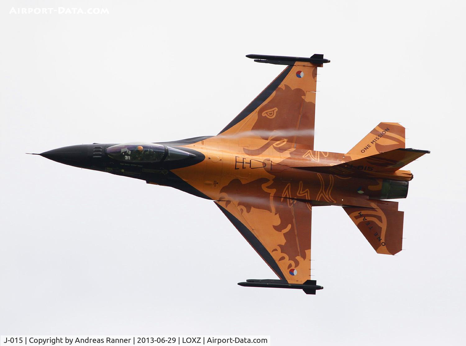 J-015, 1991 Fokker F-16A Fighting Falcon C/N 6D-171, RNLAF F-16