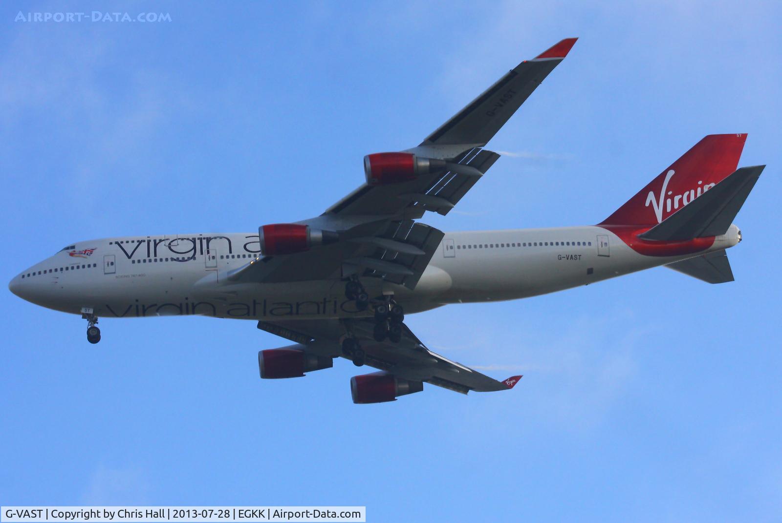 G-VAST, 1997 Boeing 747-41R C/N 28757, Virgin Atlantic