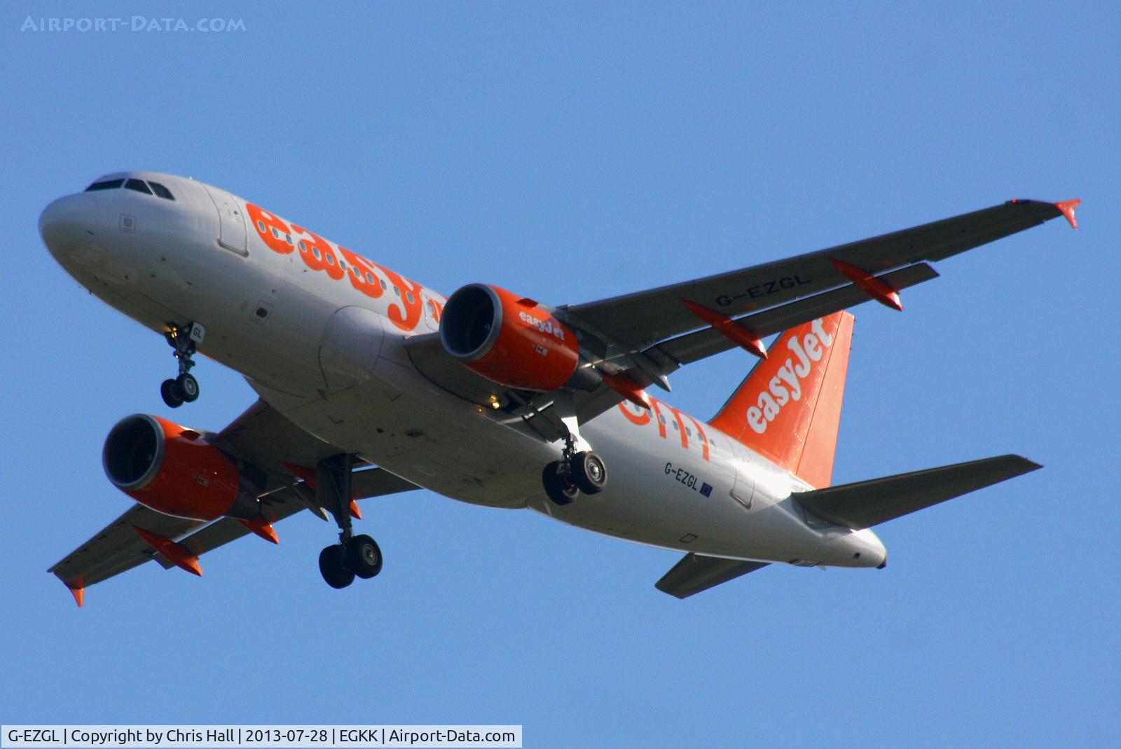 G-EZGL, 2011 Airbus A319-111 C/N 4744, easyJet