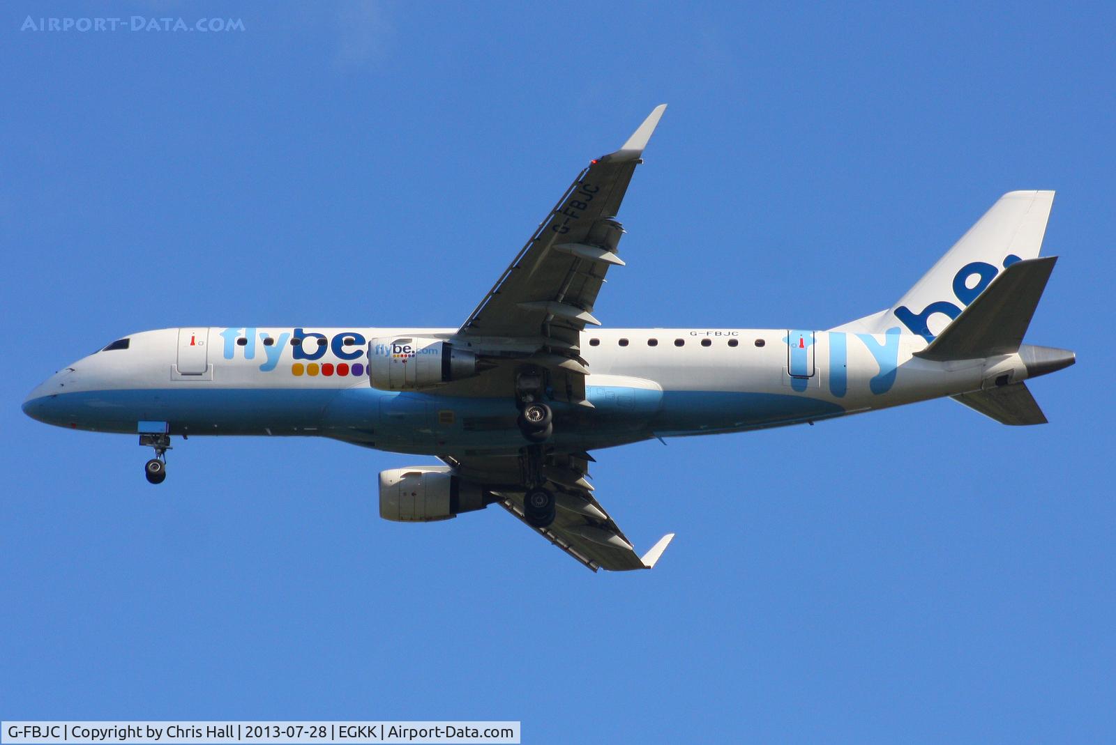 G-FBJC, 2011 Embraer 175STD (ERJ-170-200) C/N 17000328, flybe