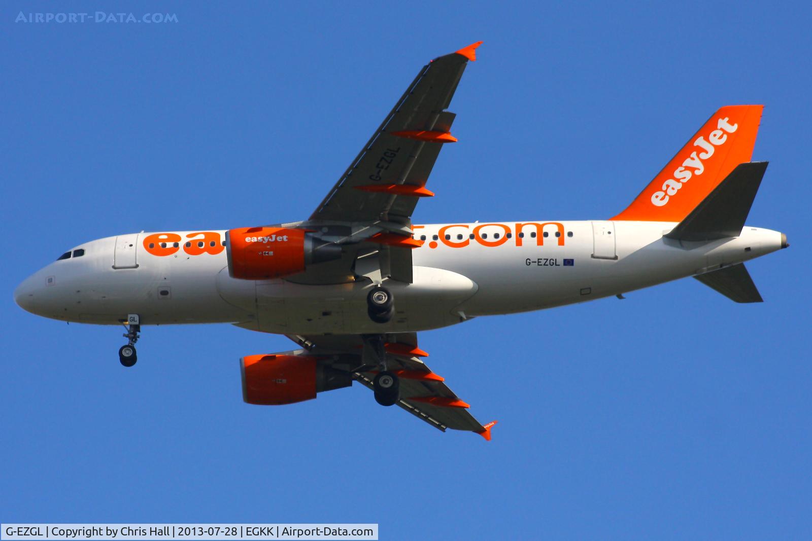 G-EZGL, 2011 Airbus A319-111 C/N 4744, easyJet