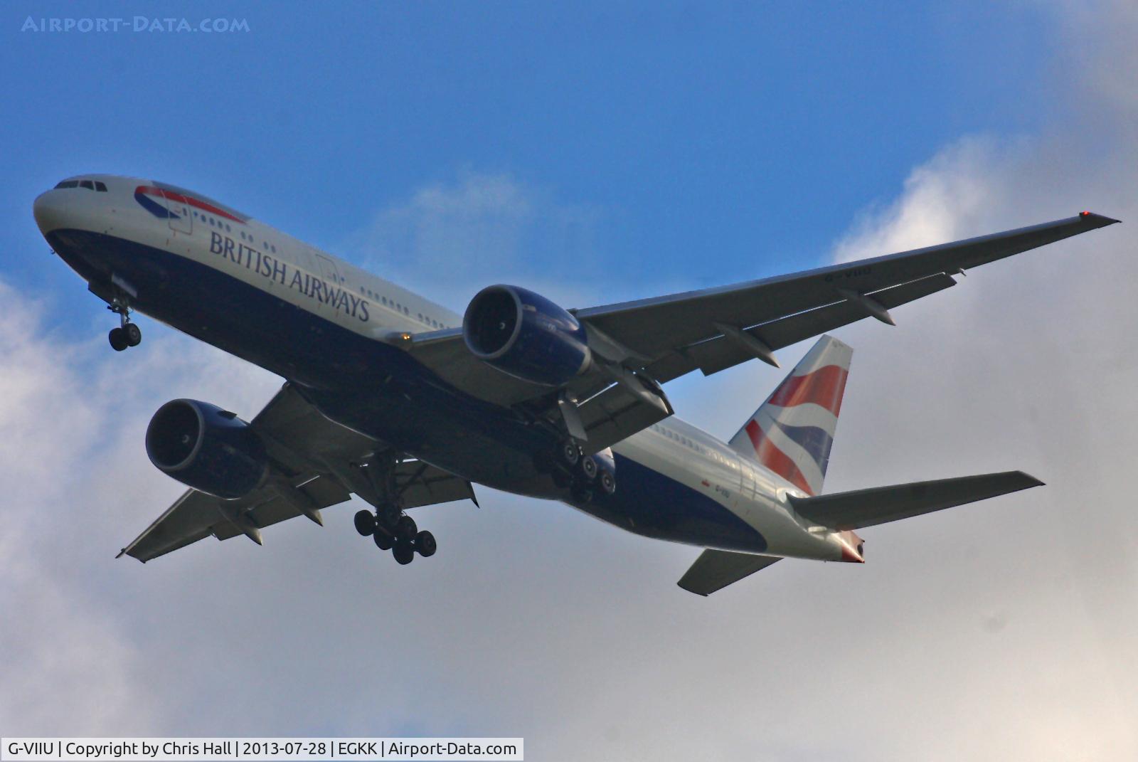 G-VIIU, 1999 Boeing 777-236 C/N 29963, British Airways