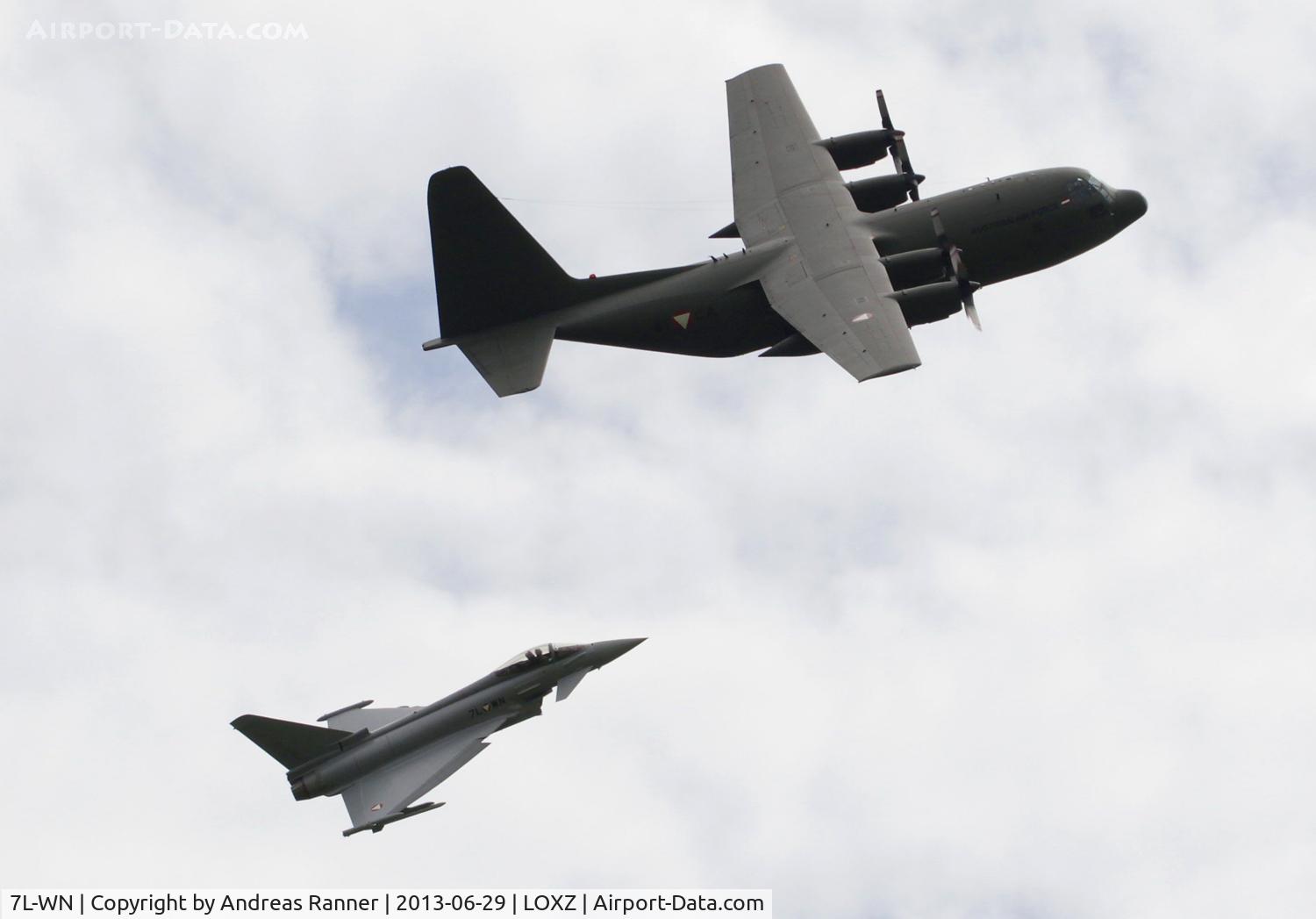 7L-WN, Eurofighter EF-2000 Typhoon S C/N GS011, Austrian Air Force Eurofighter and C-130
