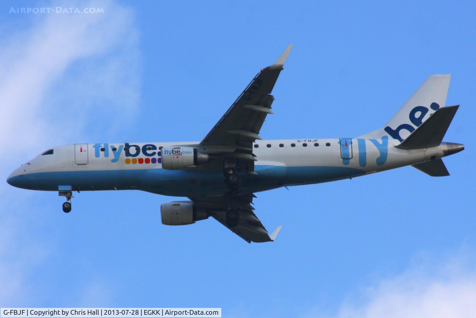 G-FBJF, 2012 Embraer 175STD (ERJ-170-200) C/N 17000341, flybe