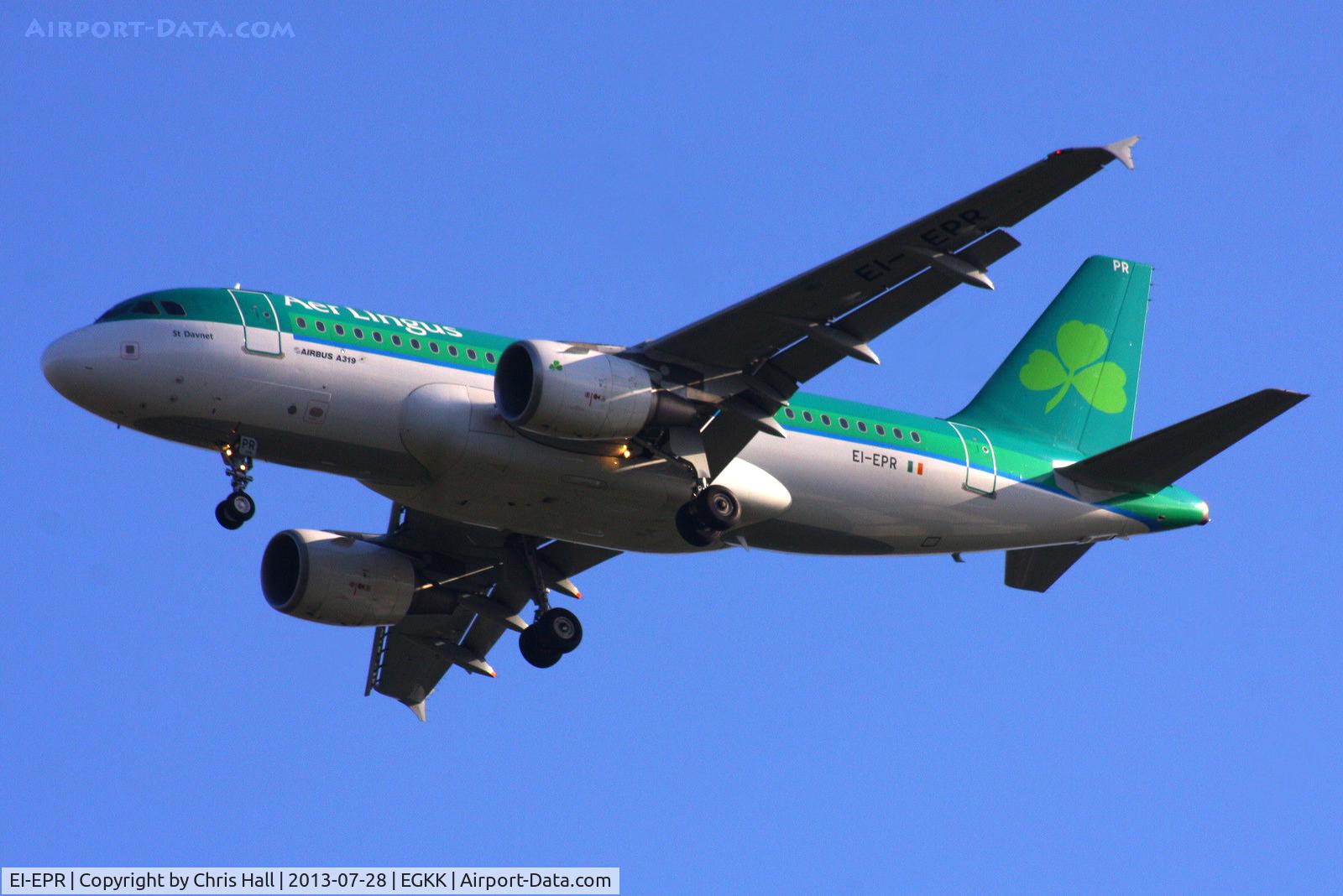 EI-EPR, 2007 Airbus A319-111 C/N 3169, Aer Lingus
