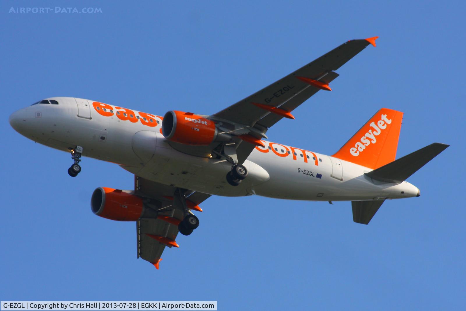 G-EZGL, 2011 Airbus A319-111 C/N 4744, easyJet