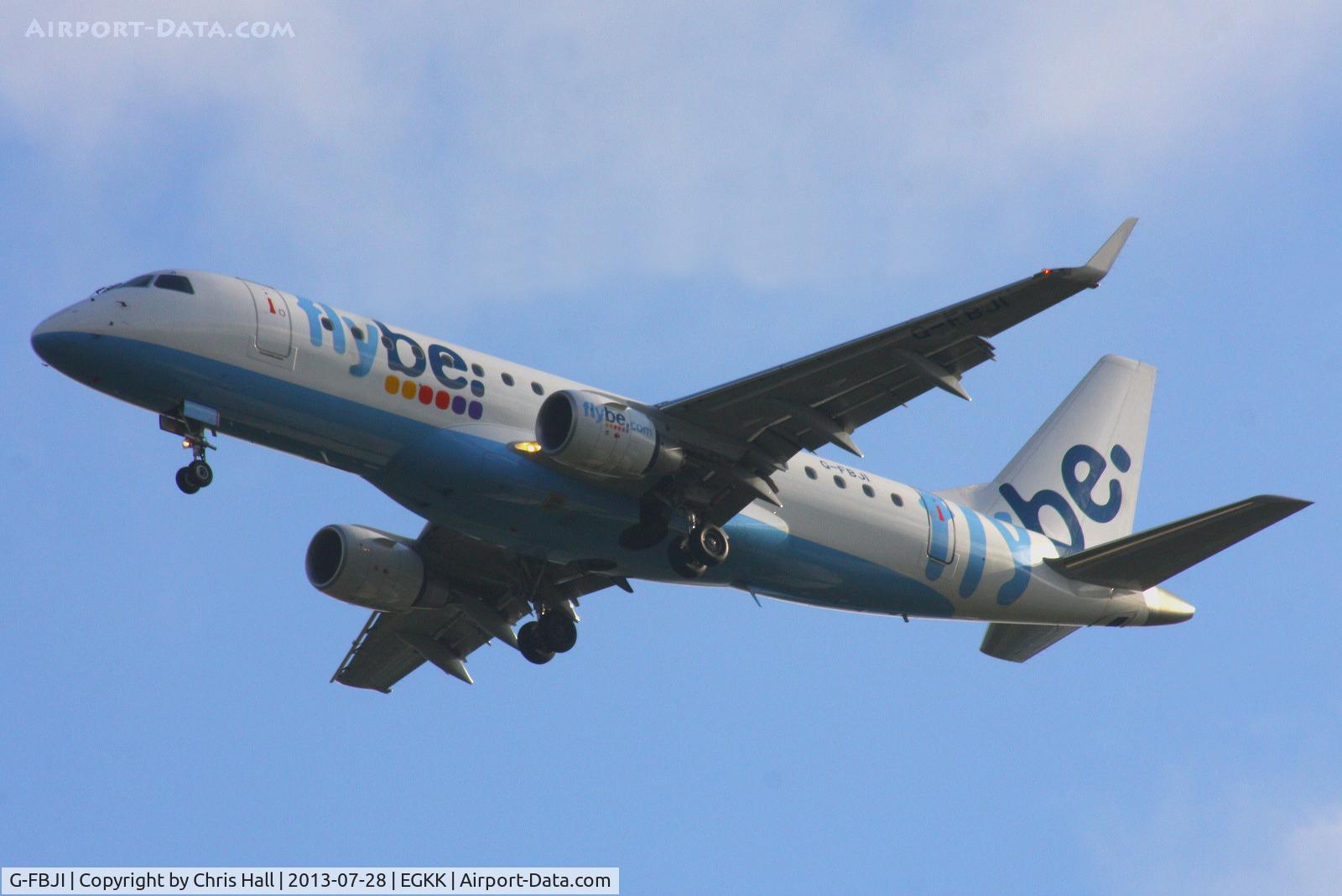G-FBJI, 2012 Embraer 175STD (ERJ-170-200) C/N 17000355, flybe