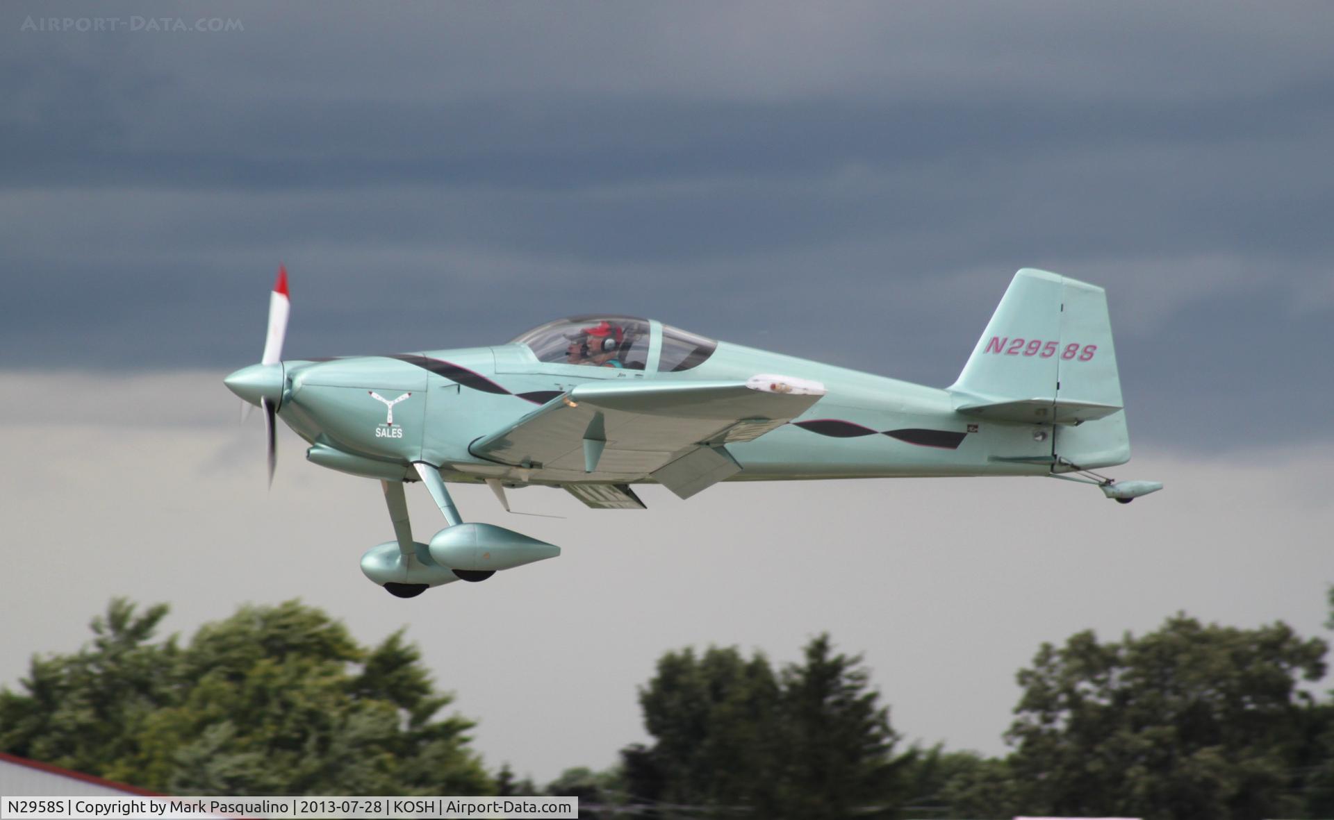 N2958S, 1998 Vans RV-6 C/N 23600, Vans RV-6