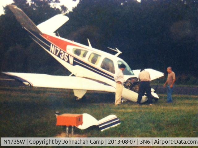 N1735W, 1972 Beech V35B Bonanza C/N D-9402, N735W