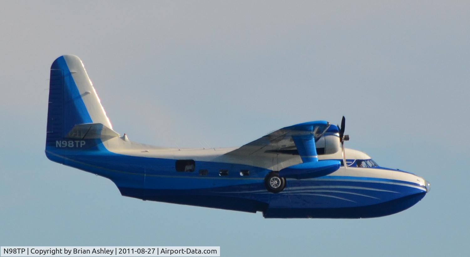 N98TP, 1951 Grumman HU-16B Albatross C/N G-243, Over the North Shore of Lake Superior, MN.  August 2011 in the area of Lutsen, MN