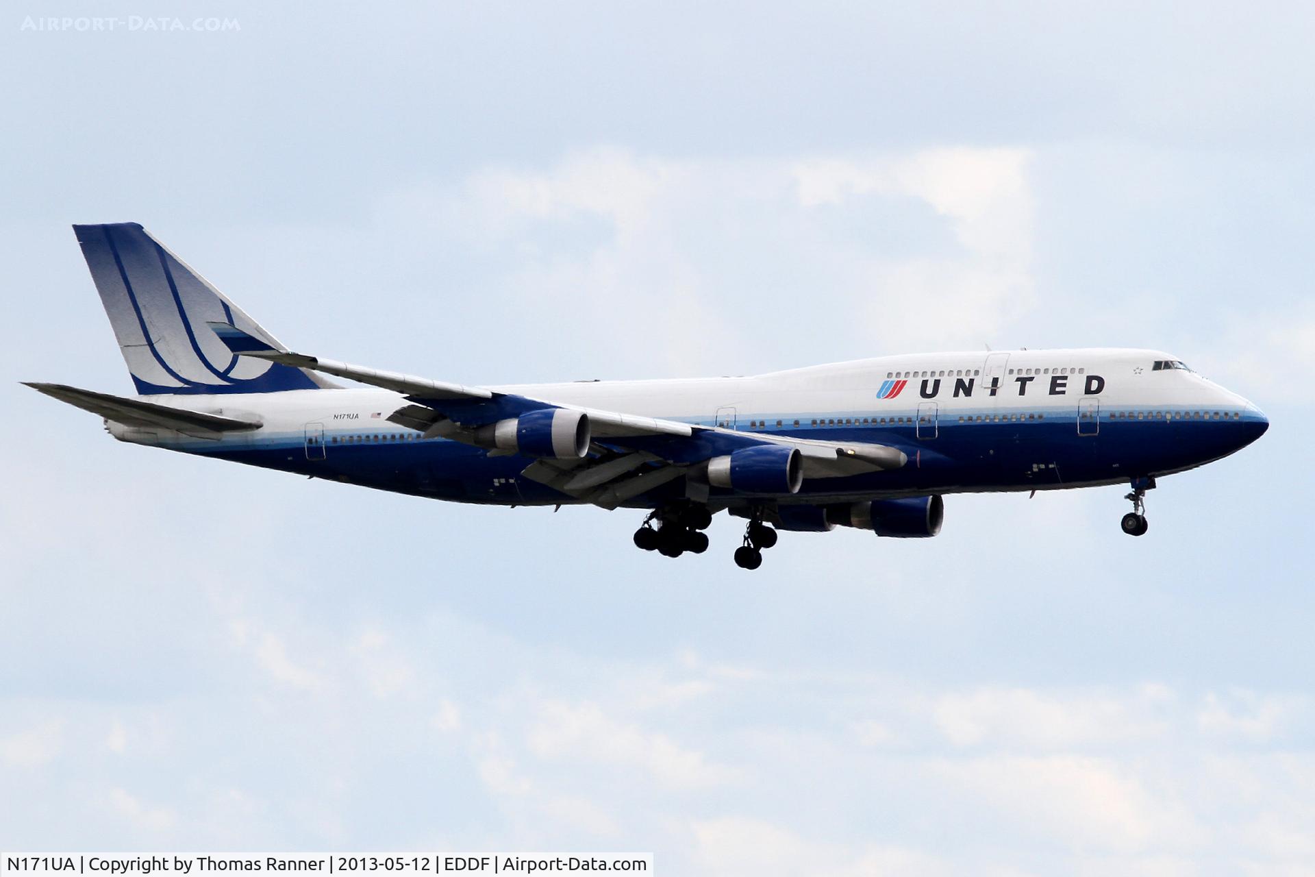 N171UA, 1989 Boeing 747-422 C/N 24322, United B747