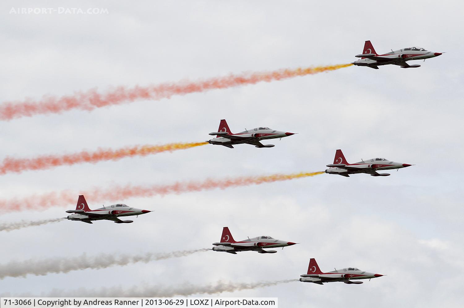 71-3066, 1971 Northrop NF-5A Freedom Fighter C/N 3066, Turkish Stars NF-5A