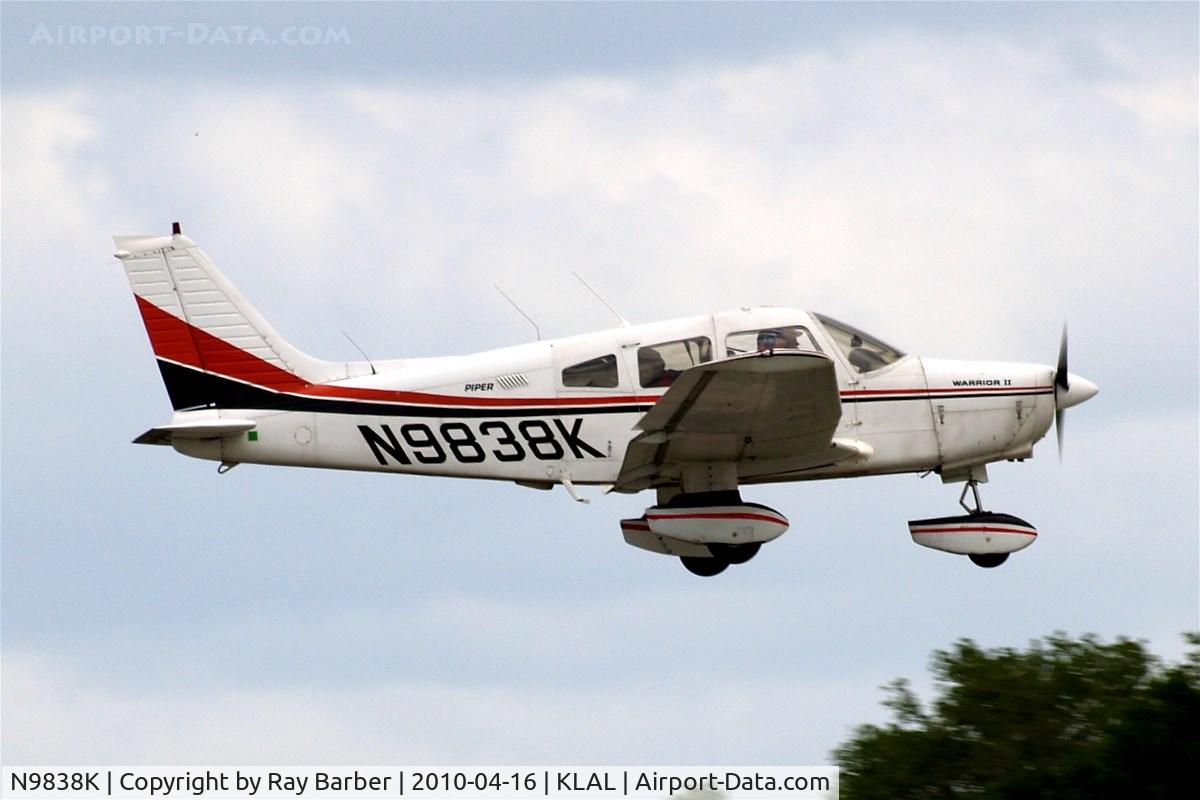 N9838K, 1977 Piper PA-28-161 C/N 28-7816197, N9838K   Piper PA-28-161 Warrior II [28-7816197] Lakeland-Linder~N 16/04/2010