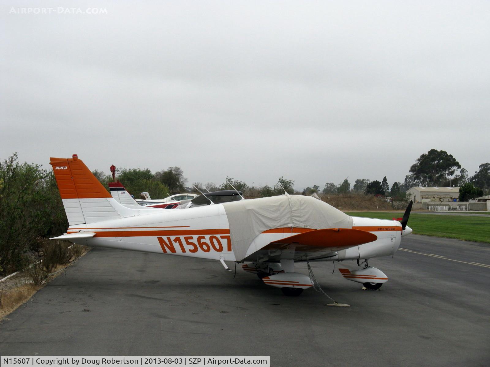 N15607, 1972 Piper PA-28-140 Cherokee C/N 28-7325113, 1972 Piper PA-28-140, Lycoming O-320-E1A 150 Hp