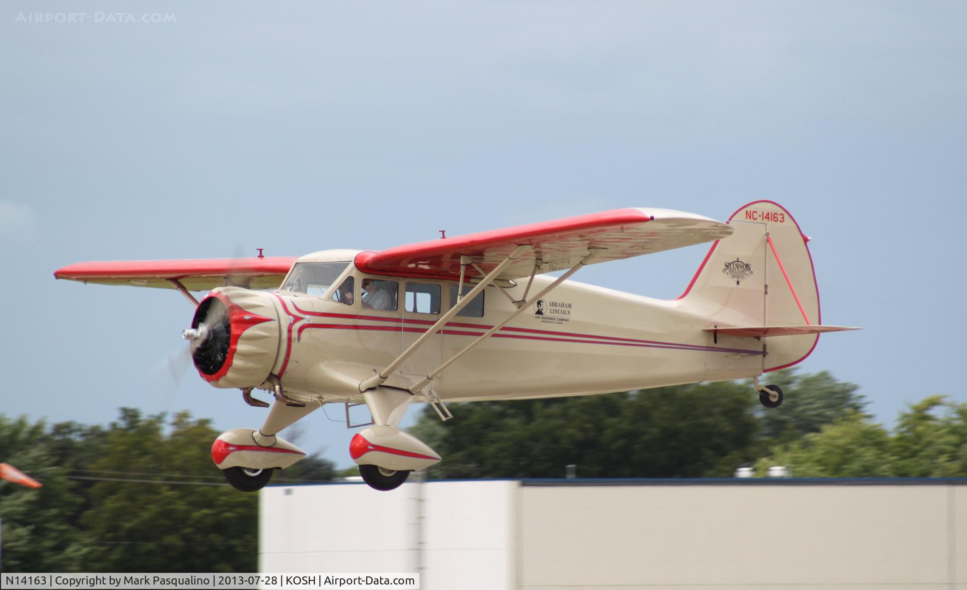 N14163, 1934 Stinson SR-5A Reliant C/N 9276-A, Stinson SR-5A