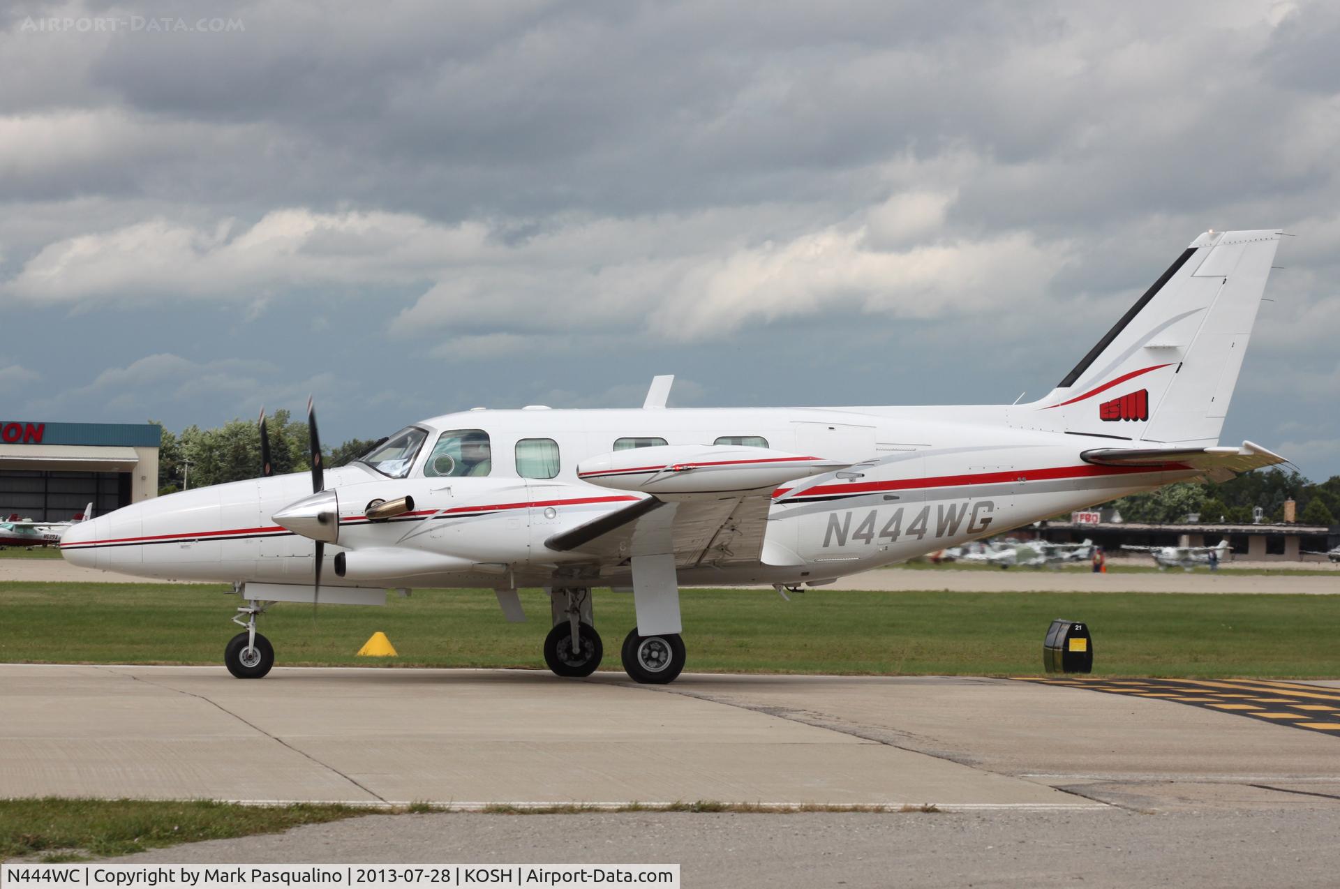 N444WC, 1981 Piper PA-31T2 Cheyenne IIXL C/N 31T-8166054, Piper PA-31T2