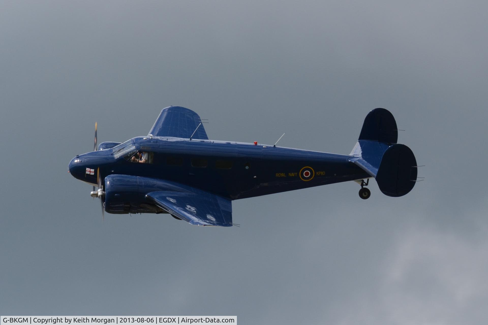 G-BKGM, 1952 Beech Mk.3NM Expeditor C/N A-853/CA-203, Beech D.18S Ex HB275 Now KP110